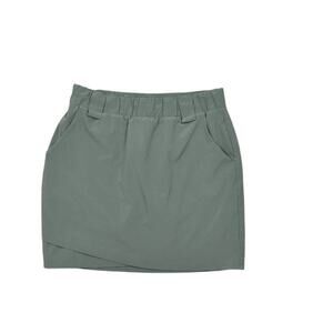 Athleta Green Athletic Skort - Polyester, S, Pockets Green Mesh